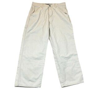 Levi's Mens Pants Size 32x30 Khakis Silver Tab Relaxed Flat Front Beige Casual